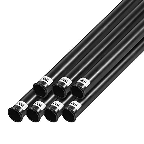 Izzo Golf Black Plastic Club Tube - 7 Pack, 1.25 Inch Diameter