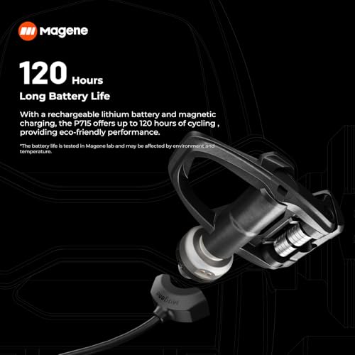 Magene P715 Power Meter Pedals Shimano Dual - ±1% Accuracy, Bluetooth & ANT+