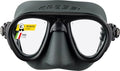 Cressi Adult Scuba Diving Mask Green - Fog Stop, Low Volume, Wide View, Made in Italy