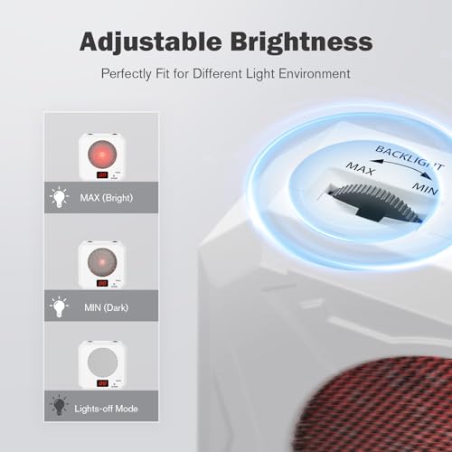 Adjustable Rechargeable Laser Training Target with Silent Mode for Shooting Practice