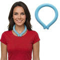 Neck Cooling Tubes Set of 3 - Blue Ice Wraps for Instant Relief, Reusable