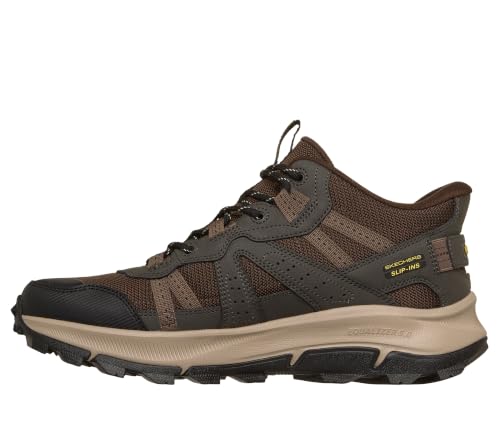 Skechers Men's John Deere Trail Inspired Mid Top Slip-On Shoes - Size 10.5, Brown