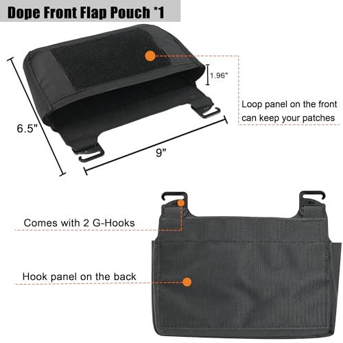 SABADO Front Flap Pouch 4-in-1 System with Triple Mag 5.56 Insert — Black Variation