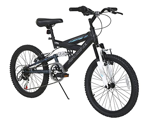 20-Inch Youth Mountain Bike with Dual Suspension and 6-Speed Gearing