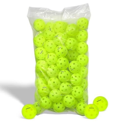 Yellow Indoor Pickleballs Pack of 60 - USAPA Approved, High Visibility, Durable & Ultra-Balanced