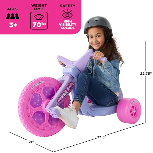 Big Wheel Dreamer Tricycle with Adjustable Seat for Kids 3+ - Classic Low-Rider Bike