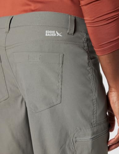 Eddie Bauer Men's Rainier Pants - 34W x 32L Dark Smoke Waterproof Hiking Pants