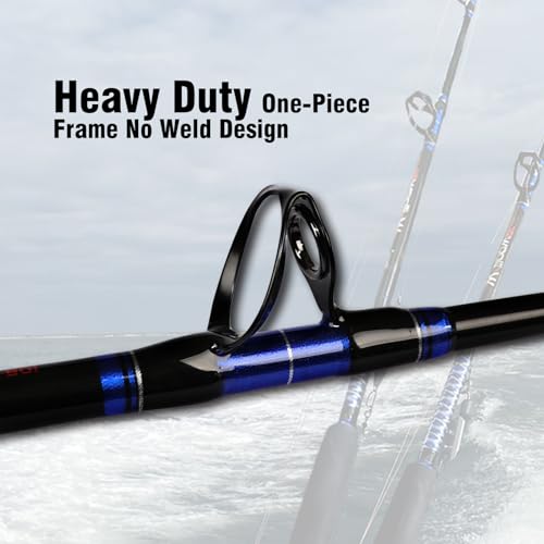 Fiblink 5'6" Saltwater Trolling Fishing Rod - 80-120lbs, 1 Piece