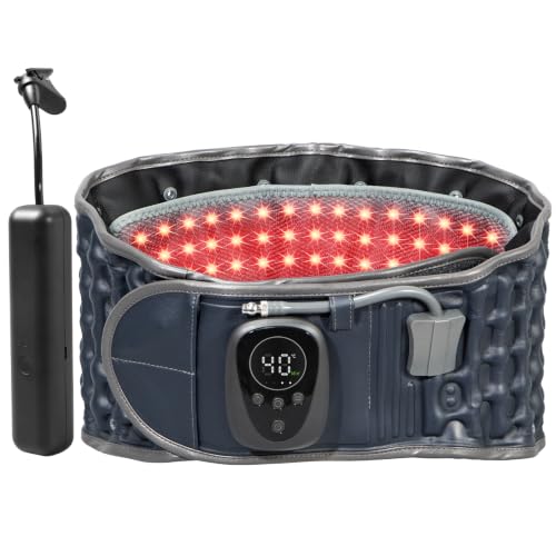 Red Light Decompression Belt with Electric Pump for Back Pain Relief