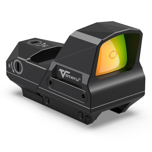 VOTATU RMD502-ER Red Dot Sight 2 MOA Dot & 68 MOA Circle Shake Awake 1x30mm Scope