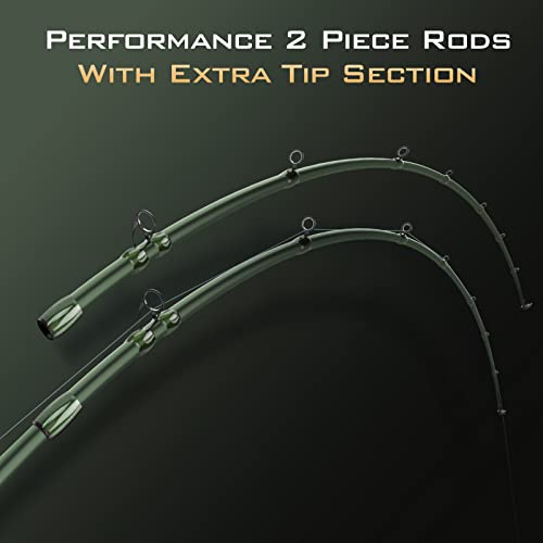 KastKing Spartacus II 6'8" MH Fast Twin-Tip Casting & Spinning Fishing Rod 2-Piece