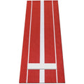 Heavy Duty Softball Pitching Mat 10x3 ft with Clay Variation, Anti-Slip Rubber Backing