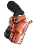 MASC Leather Paddle Holster for Colt Python .357 Magnum 3-inch, Right-Hand, Brown