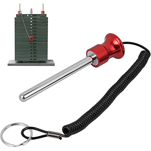Weight Stack Pin for Gym Equipment - Magnetic Drop Set Pin with Pull Rope (Variation 1)