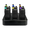Retevis RT22 Commercial Walkie Talkies 6 Pack with Multi-Unit Charger, Long Range, Rechargeable