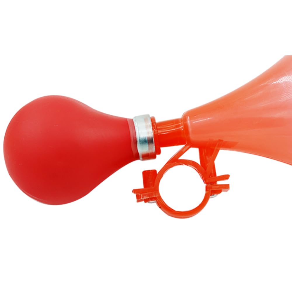 Yudesun Outdoor Sports Bike Parts 2 Pcs Kids Bike Horn Hooter Hand Held Children Bicycle Bell Squeeze Air Horn for Girls Or Boys, Red
