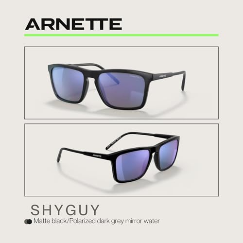 Square Sunglasses for Men and Women - Matte Black Polarized 56mm