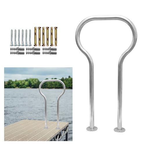 Yeezoo 37.4-Inch Boat Dock Handrail Safety Grab Bar for Marina & Decks
