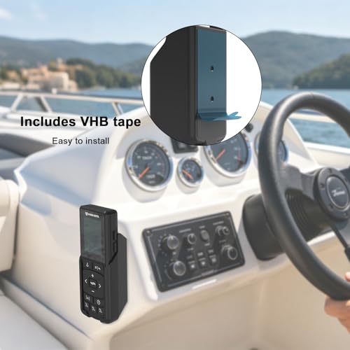 Marine GPS Remote Holder with ABS Bracket and 1/4 Inch Screw Thread