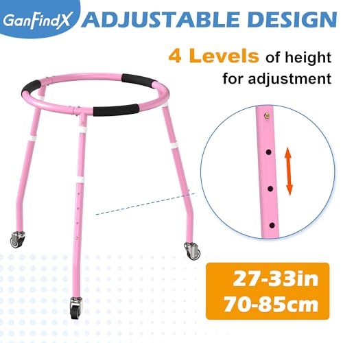 GanFindX Kids Adjustable Roller Skating Trainer - Blue, Height 70-85cm