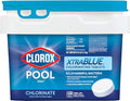Clorox Pool & Spa XtraBlue 3-inch Chlorinating Tablets 25 lb | Kills Bacteria & Algae
