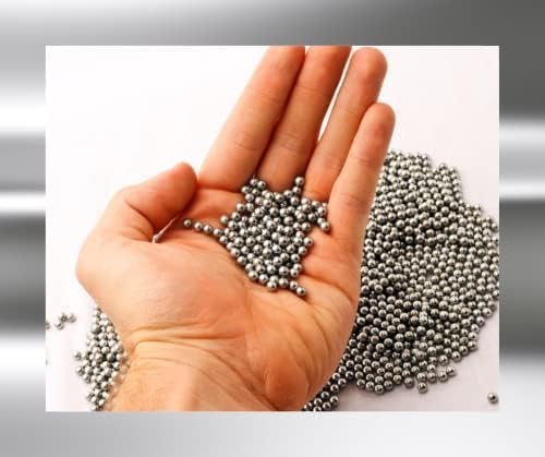 BC Precision | 1000 Ct Silver Zinc Plated Metal BBS | 4.5mm (.177 Cal) for Air Guns