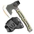 HX OUTDOORS Army Green Multifunctional Camping & Splitting Axe 10-inch