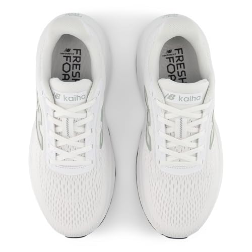 New Balance Women's Fresh Foam X Kaiha Road V2 Running Shoe - 7.5 / Nb 103 White & Grey