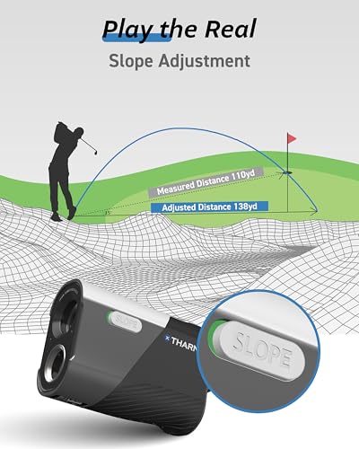 Golf Range Finder with Slope, Triangulation, Waterproof 1300Yard, Compact & Lightweight