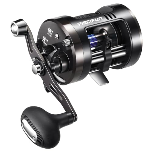 Piscifun Chaos Pro CNC Baitcasting Reel - Black, Right Hand, 25LB Drag