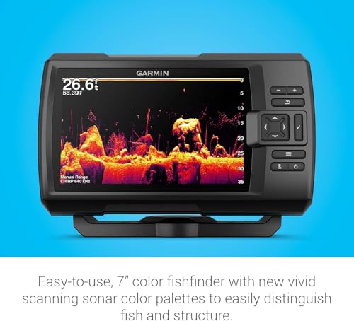 Garmin Striker Vivid 7cv Fishfinder with CHIRP Sonar & GPS - 7-inch Color Display