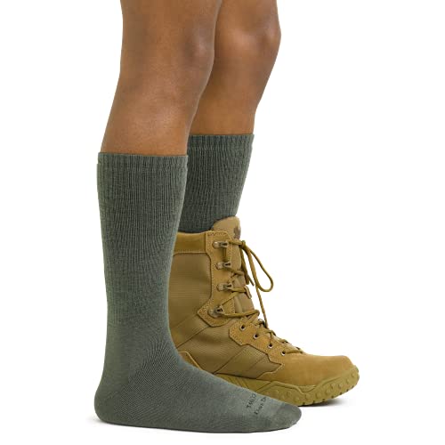 Darn Tough Tactical Boot Extra Cushion Socks Large Black - Unisex Cold Weather
