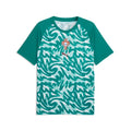 Puma Men's Portugal Warm-Up Jersey Large Green Lagoon Ruby Shimmer Soccer Shirt