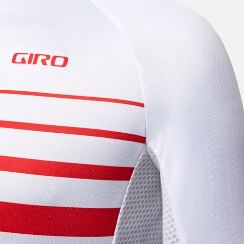 Men's Chrono Cycling Jersey XL White Stripe - Performance & Cooling