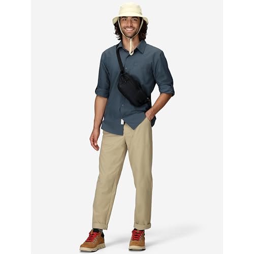 Men's UPF 40 Long Sleeve Shirt - Thunderhead Large Lightweight Breathable