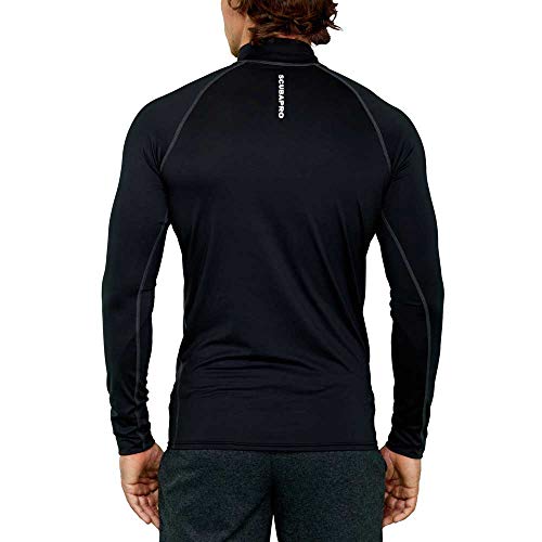 Mens Rash Guard UV Protection X-Large Black Water Sports Shirt