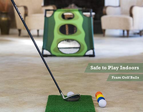 VULCANO SPORTS Classic Golf Cornhole Game Set – Indoor & Outdoor Golf Gift for Men