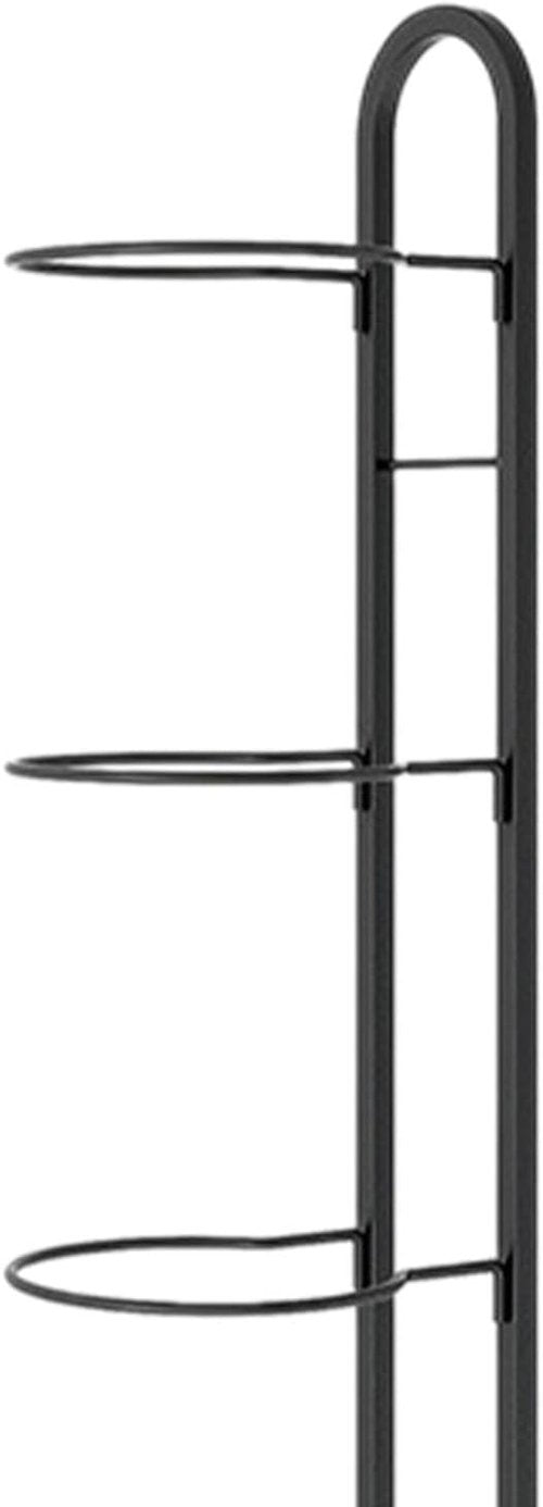 Kowaku Vertical Ball Storage | 5-Tier Metal Basketball & Volleyball Rack for Garage Organization