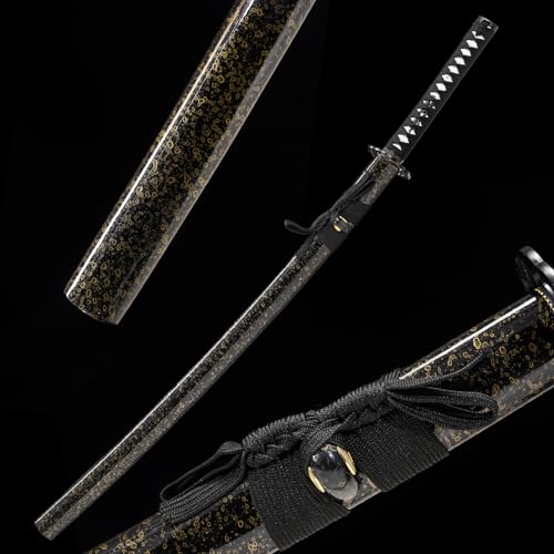 Wuton Samurai Sword - High Carbon Steel Katana, Full Tang Battle Ready, Collectible Japanese Sword, Variation: Samurai Sword