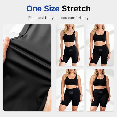 MEGELIN Black Hip & Pelvic Toning Shorts for Women at Home Recovery