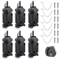 6 Pack Perimeter Trip Alarm with Screws for Outdoor Wildlife Deterrence, 12 Gauge