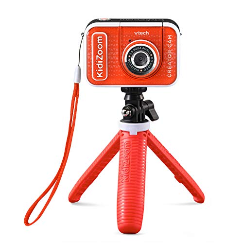 Kids Video Camera with Green Screen & Effects - Red