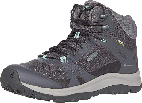 KEEN Women's Terradora 2 Waterproof Mid Hiking Boots - 7.5 Magnet/Ocean Wave