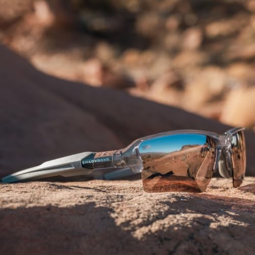 Shady Rays Talon Men’s Semi-Rimless Polarized Sport Sunglasses - Smoke Rose