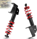 AUTOBABA Red Front Shock Absorbers with Springs for Yamaha G29 Golf Cart