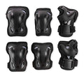 Large Protective Gear Set for Inline Skating - Knee, Elbow & Wrist Guards