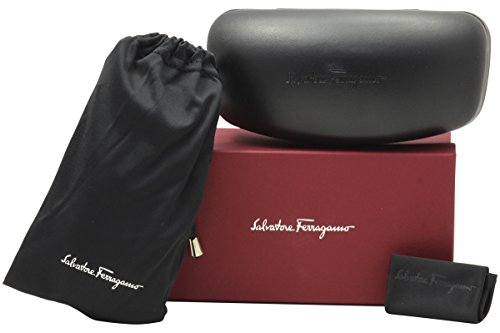 Ferragamo SF960S Unisex Black Sunglasses 58mm | Full Rim Rectangular Design