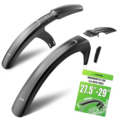 RBRL Bike Fender Set for MTB & E-Bike – Full Coverage Mudguards
