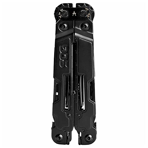 SOG PowerAccess Deluxe Heavy Duty Multi-Tool Black - 21 Tools, Stainless Steel, Nylon Sheath