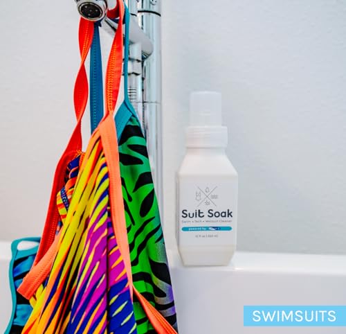 TRISWIM Suit Soak Swimsuit & Wetsuit Cleaner 12 fl oz - Chlorine & Odor Removal